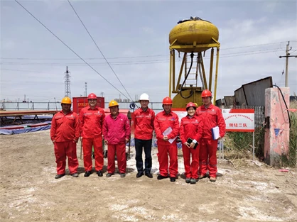 On-site inspection of side drilling