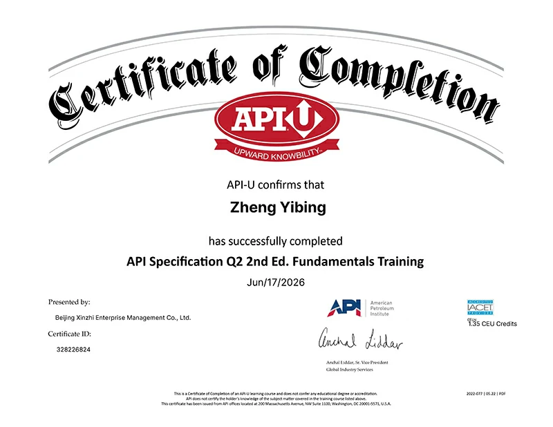API Q2 TRAINING-ZHENG